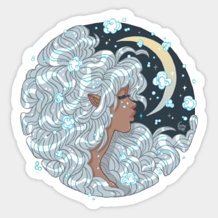 Snow Moon Elf Sticker